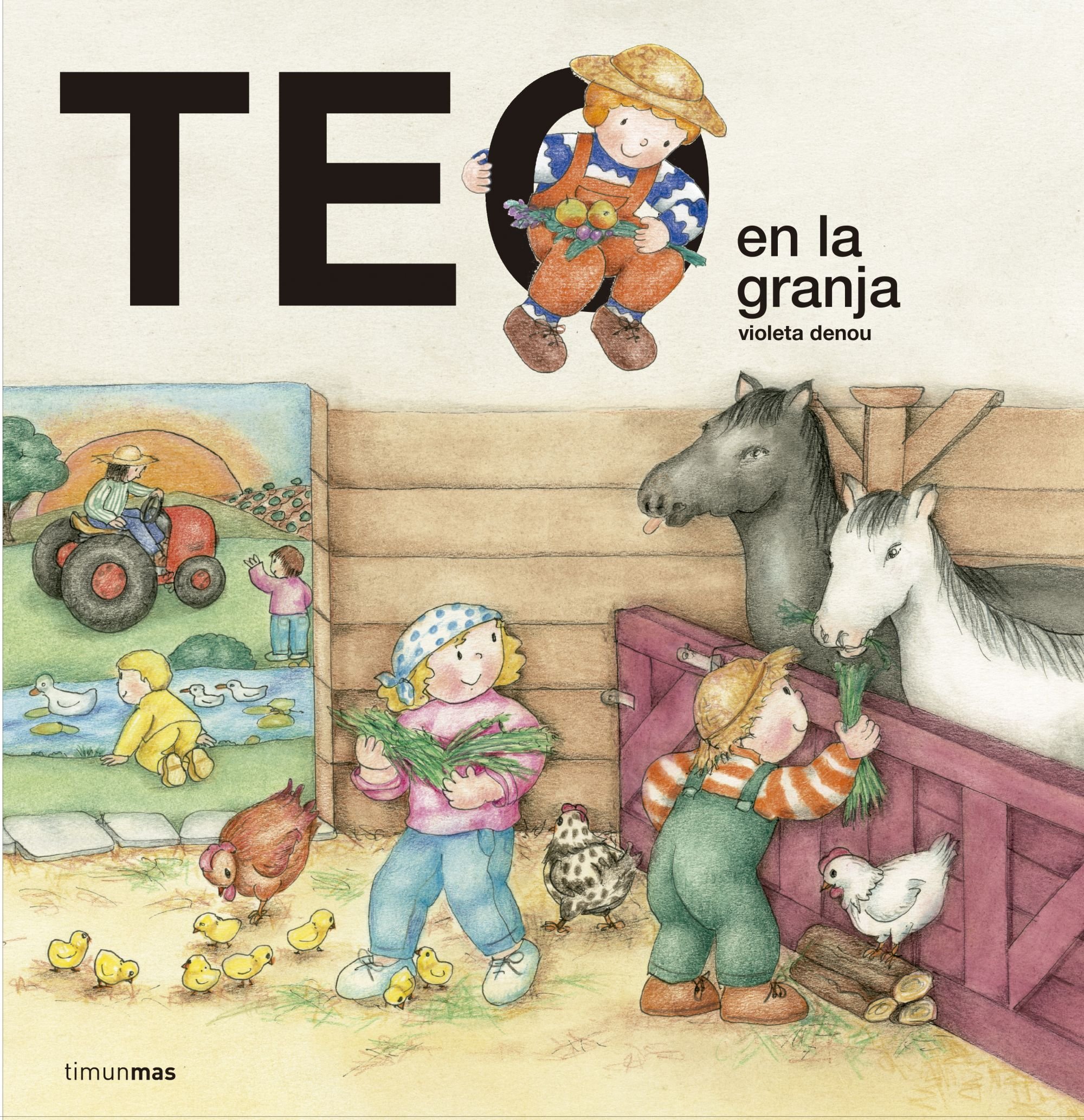 jaquette album Teo en la granja