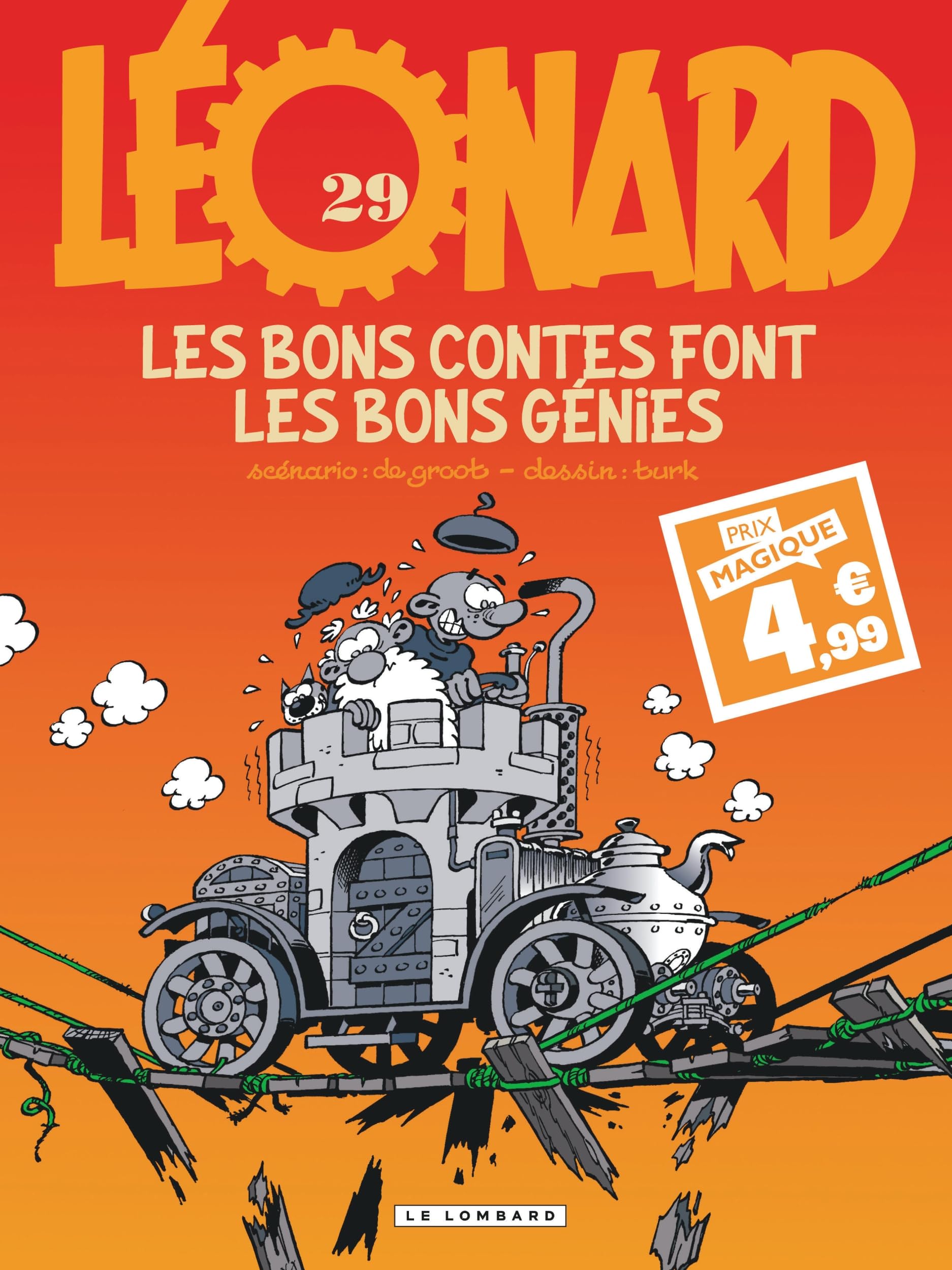 jaquette album Léonard - Tome 29 - Les Bons contes font les bons génies