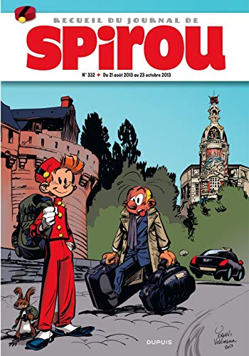 jaquette album Recueil Spirou N° 332 - Du 21 Août 2013 Au 23 Octobre 2013