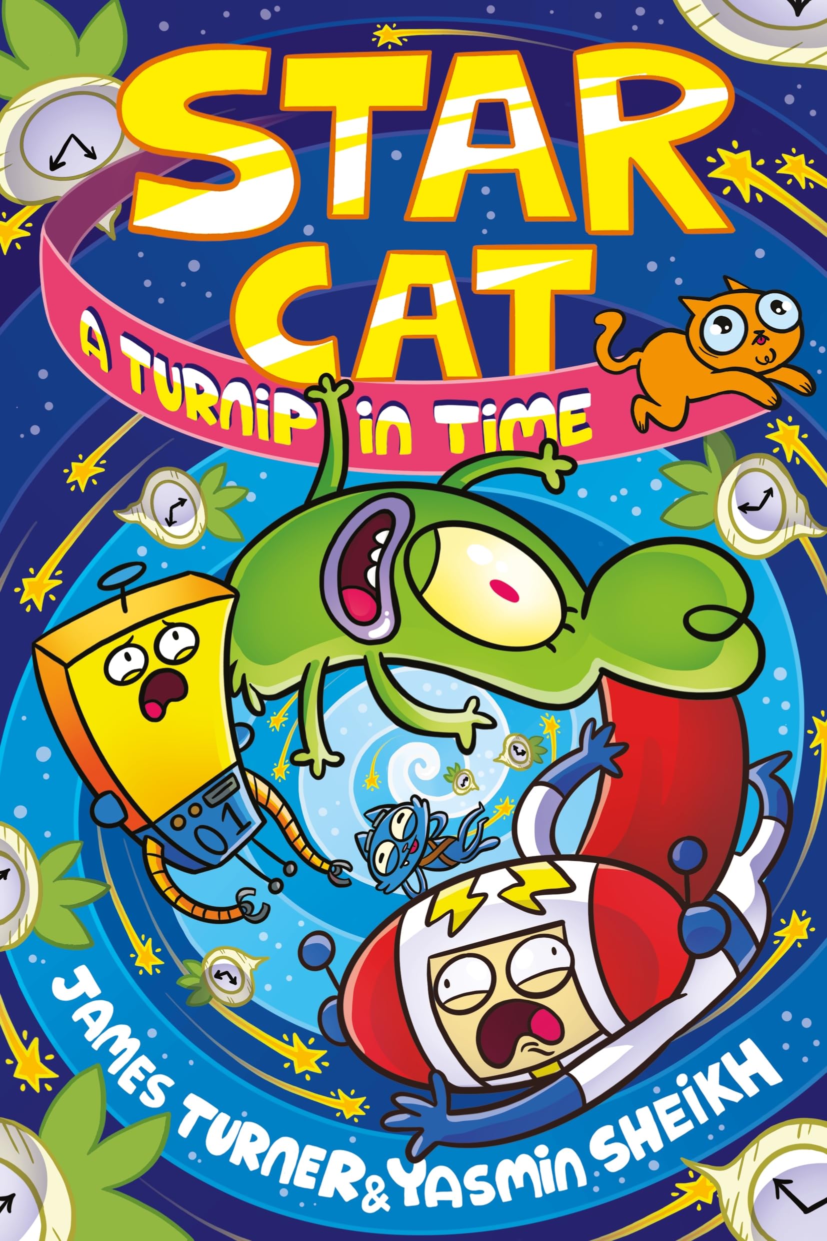 jaquette album Star Cat: A Turnip in Time! (a Phoenix Comic Book)