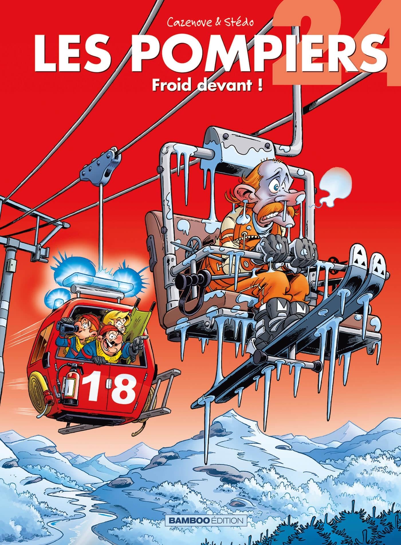 jaquette album Les Pompiers - tome 24