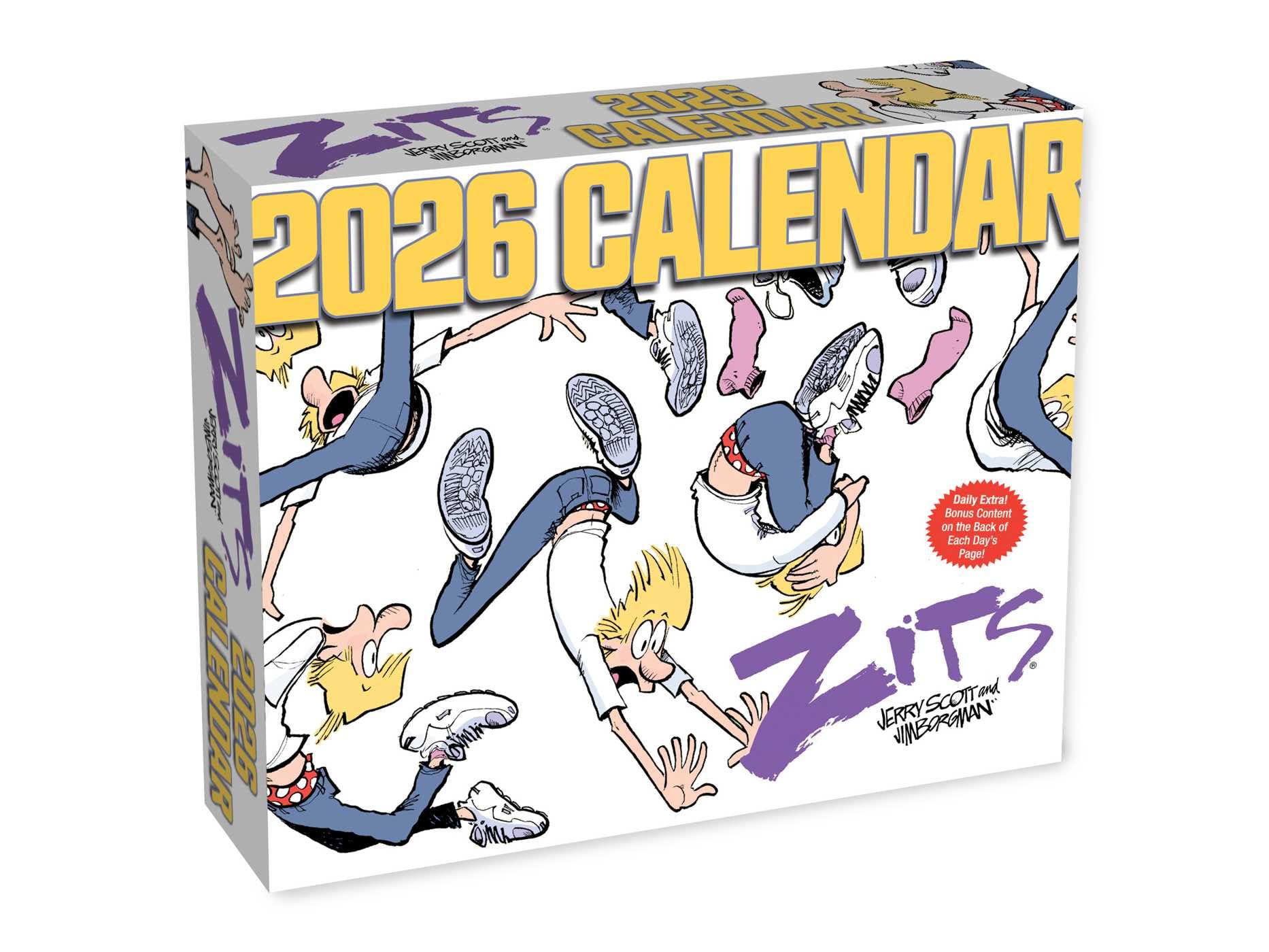 jaquette livre Zits 2026 Day-to-Day Calendar