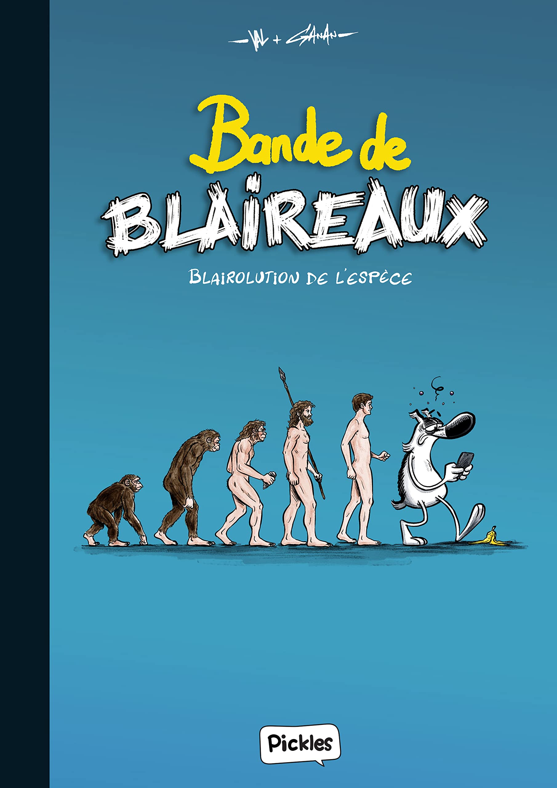 jaquette album Bande de blaireaux: Blairolution de l'espèce
