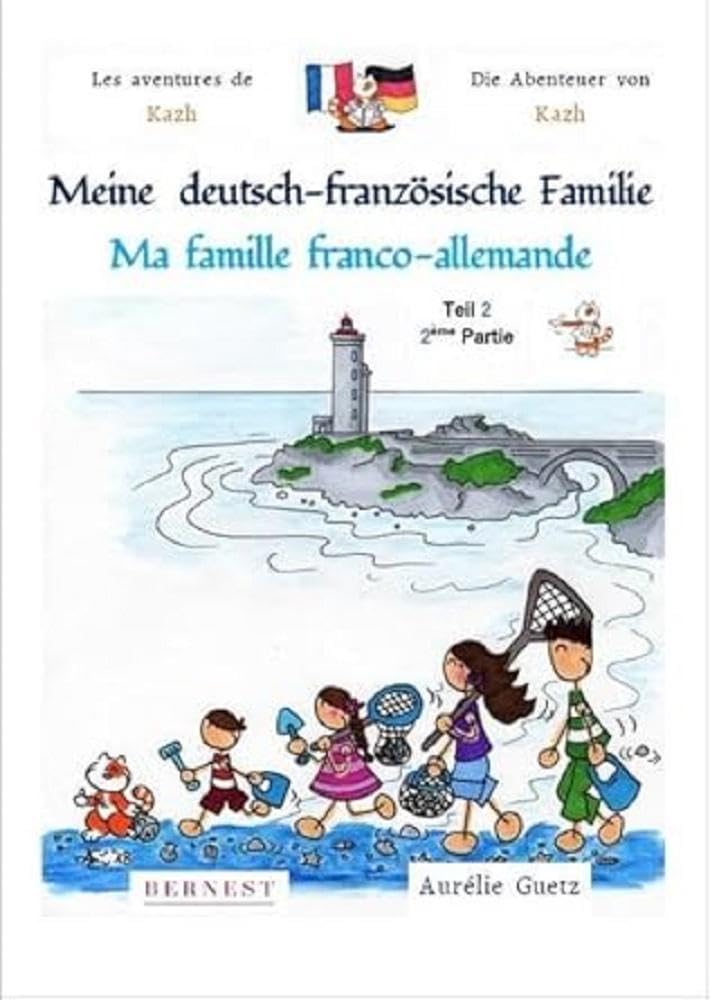 jaquette album Les aventures de Kazh : Ma famille franco-allemande / Meine deutsch-franzosische familie - 2ème partie