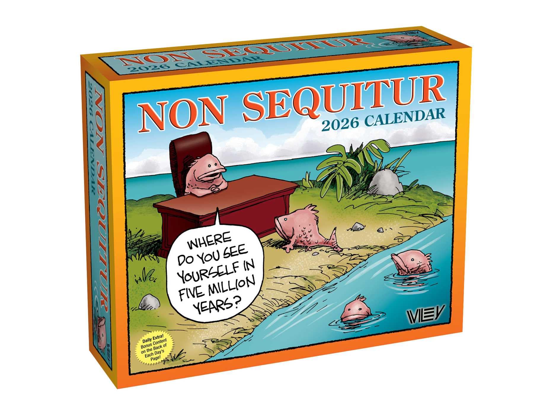 jaquette livre Non Sequitur 2026 Day-to-Day Calendar