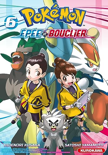 jaquette album Pokémon - La Grande Aventure - Epée et Bouclier - Tome 6