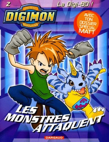 jaquette album Digimon, tome 2 : Les monstres attaquent