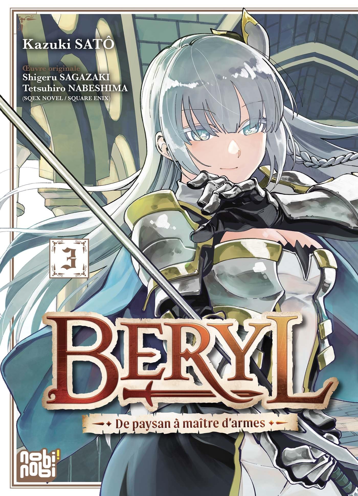 jaquette album Beryl : de paysan à maître d'armes T03