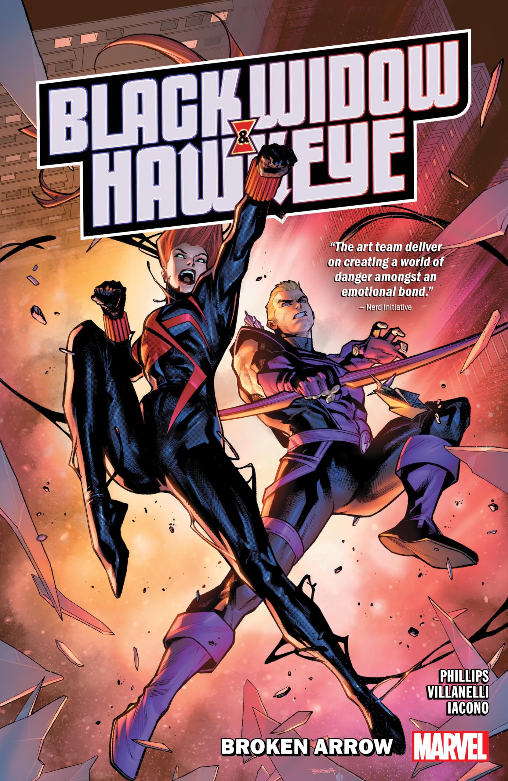 jaquette album BLACK WIDOW & HAWKEYE: BROKEN ARROW