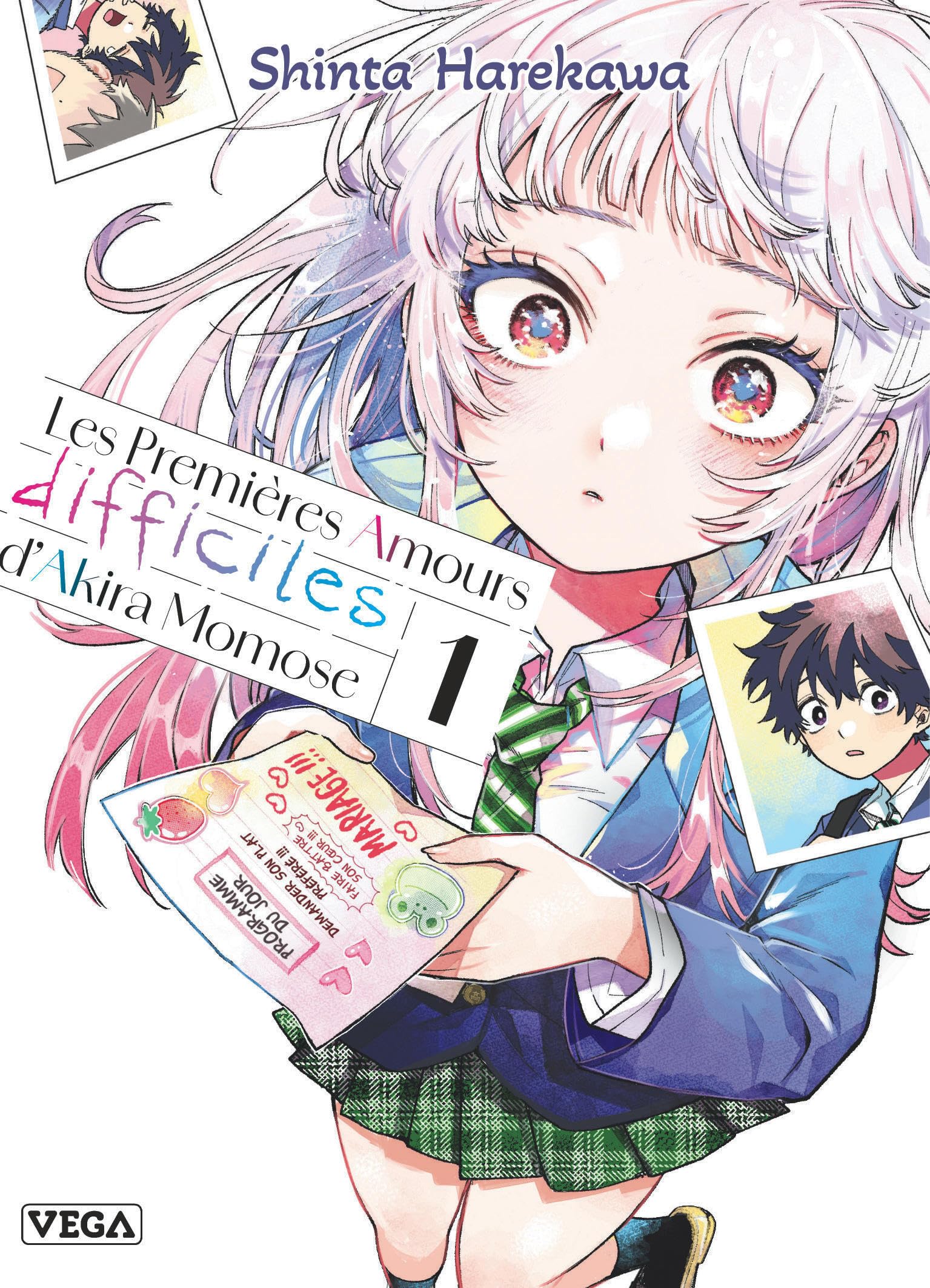 jaquette album Les Premières amours difficiles d'Akira Momose - Tome 1