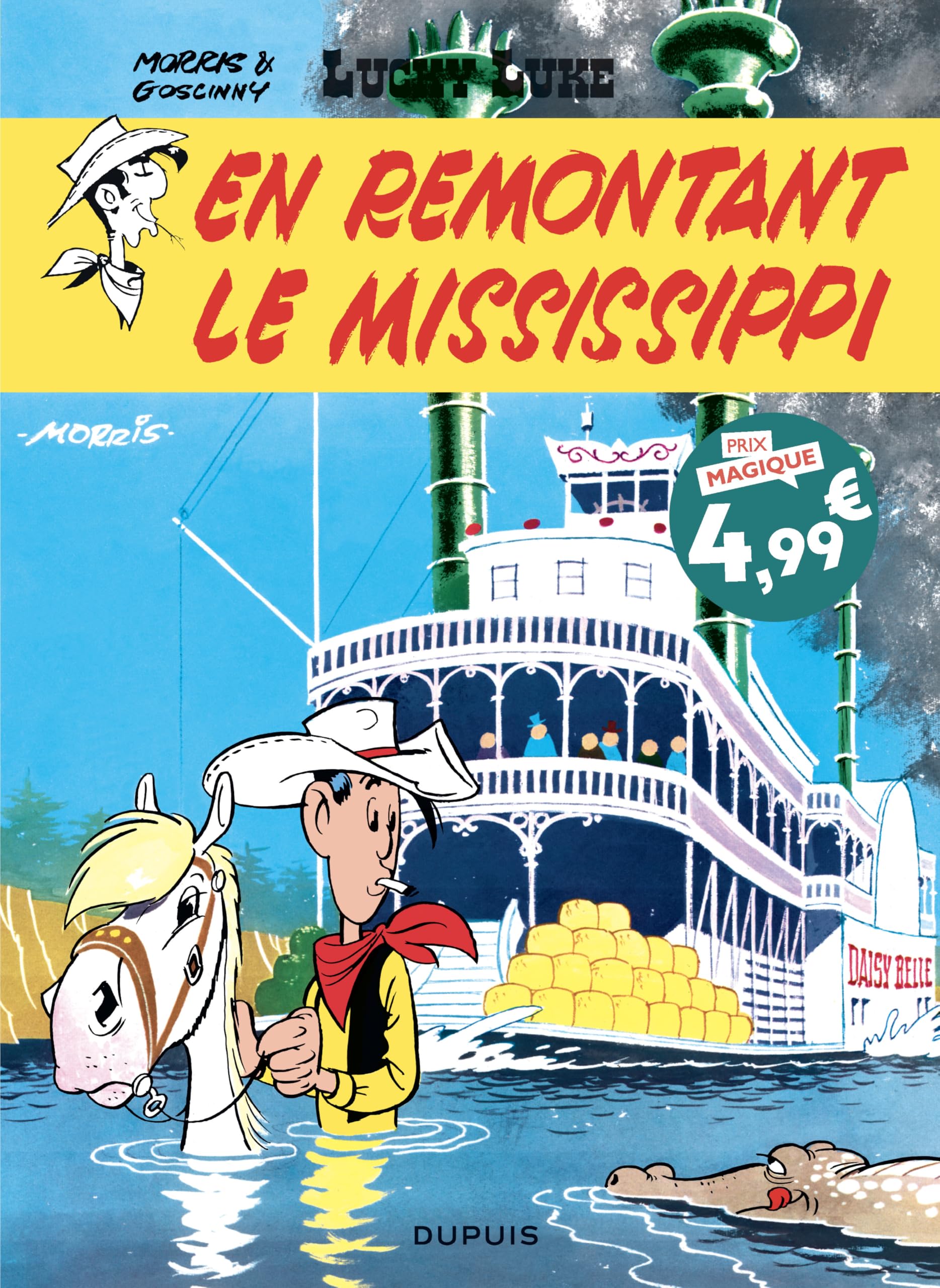 jaquette album Lucky Luke - Tome 16 - En remontant le Mississippi