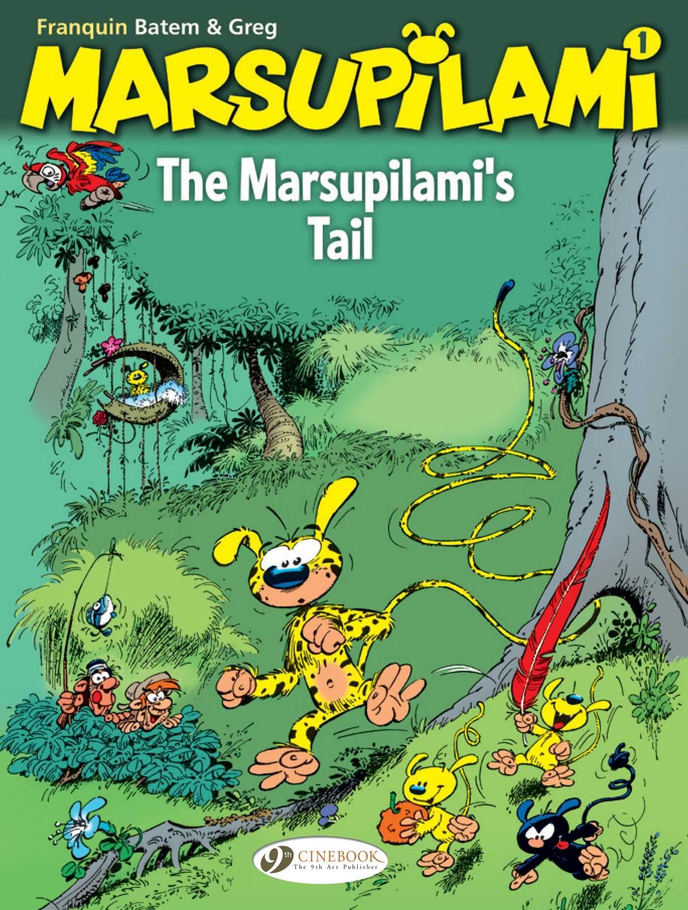 jaquette album The Marsupilami - tome 1 The Marsupilami's tail (01)