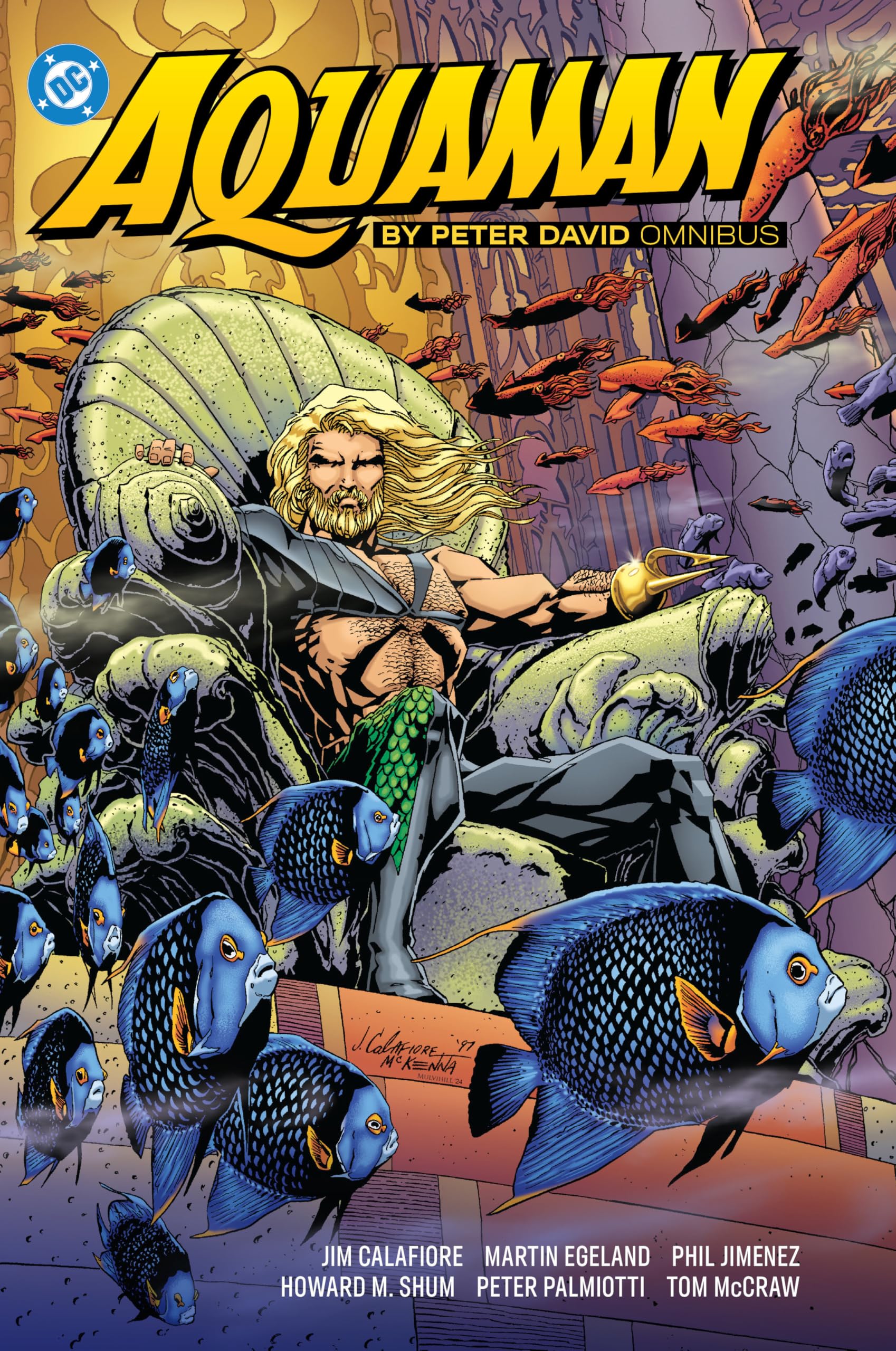 jaquette album Aquaman by Peter David Omnibus