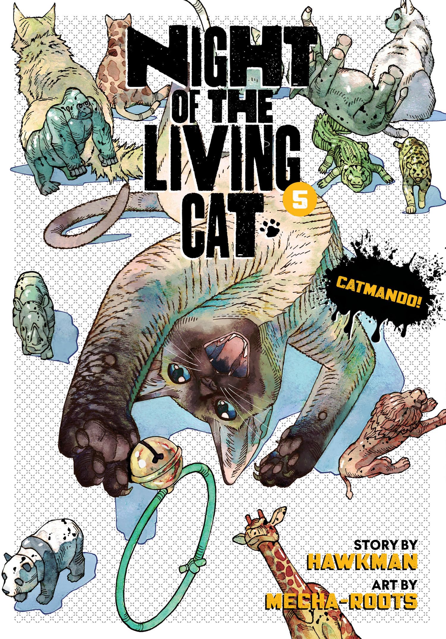 jaquette livre Night of the Living Cat Vol. 5