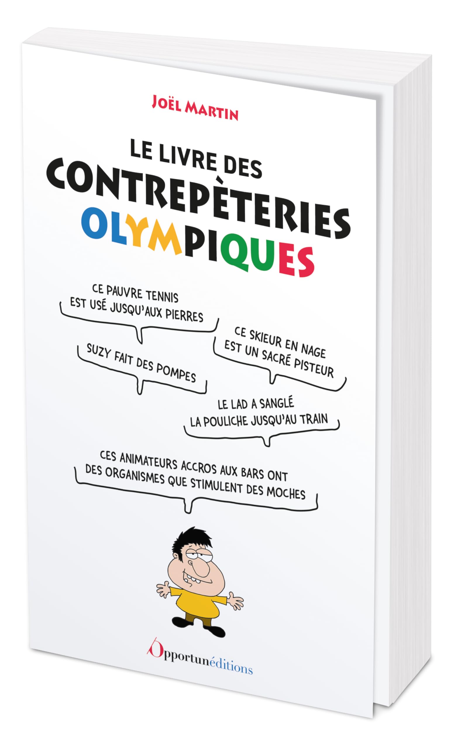 jaquette album Le livre des contrepéteries olympiques
