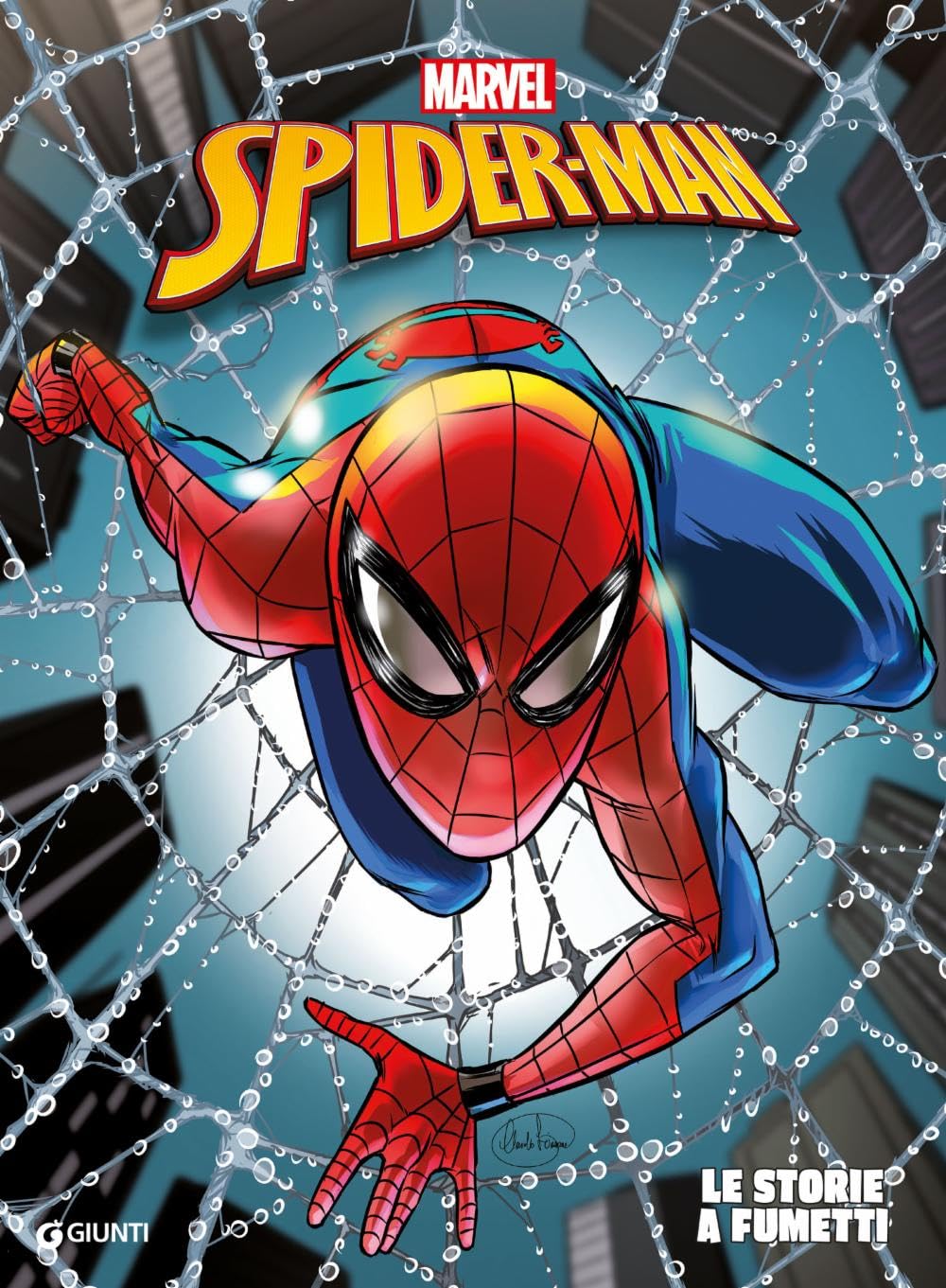 jaquette album Spiderman. Le storie a fumetti