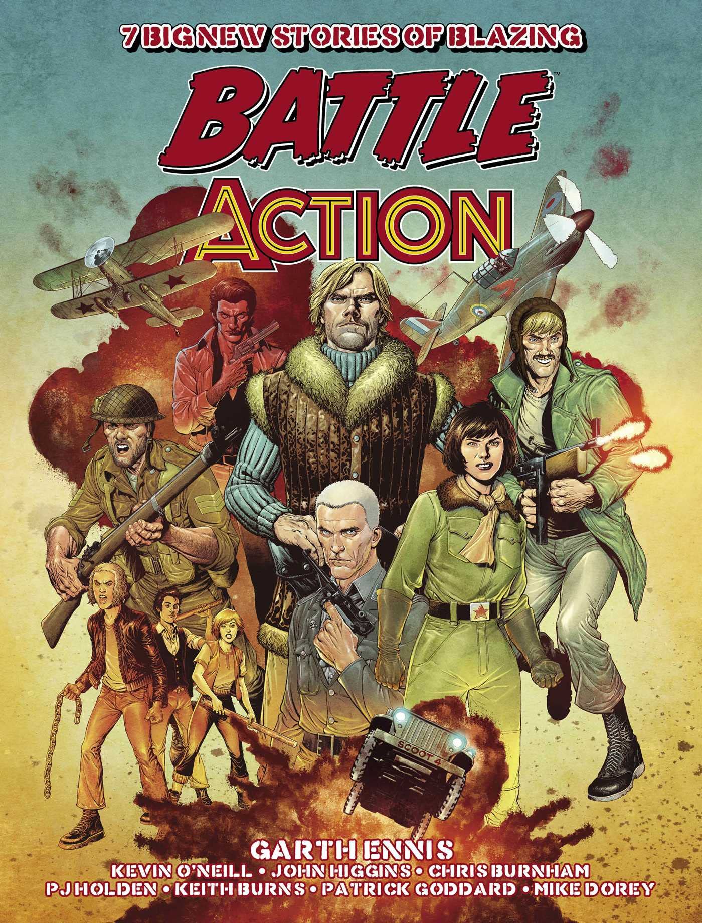 jaquette album Battle Action: New War Comics by Garth Ennis (Volume 1)