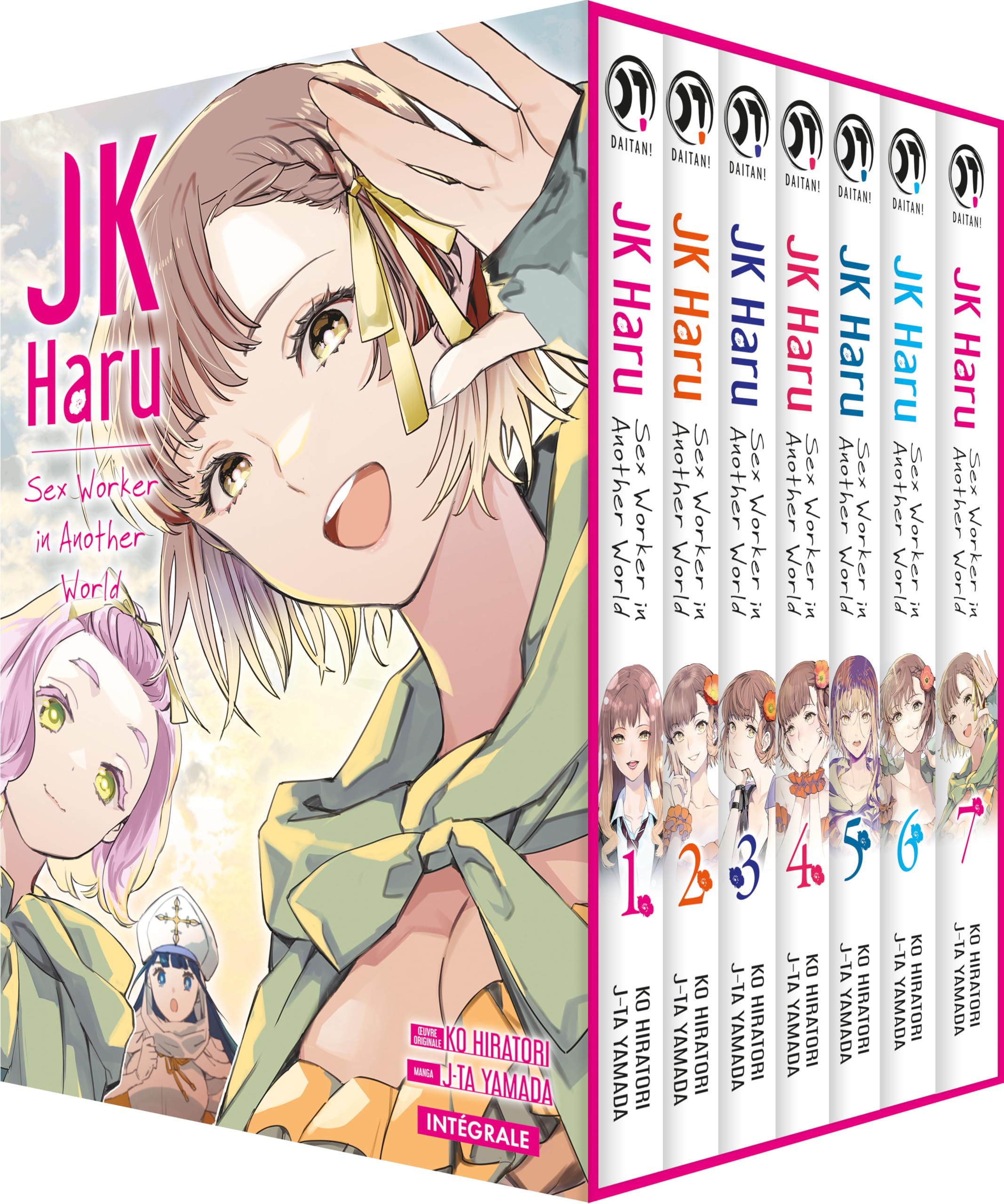 jaquette album JK Haru - Sex worker in another world - Coffret Intégrale (7 tomes)