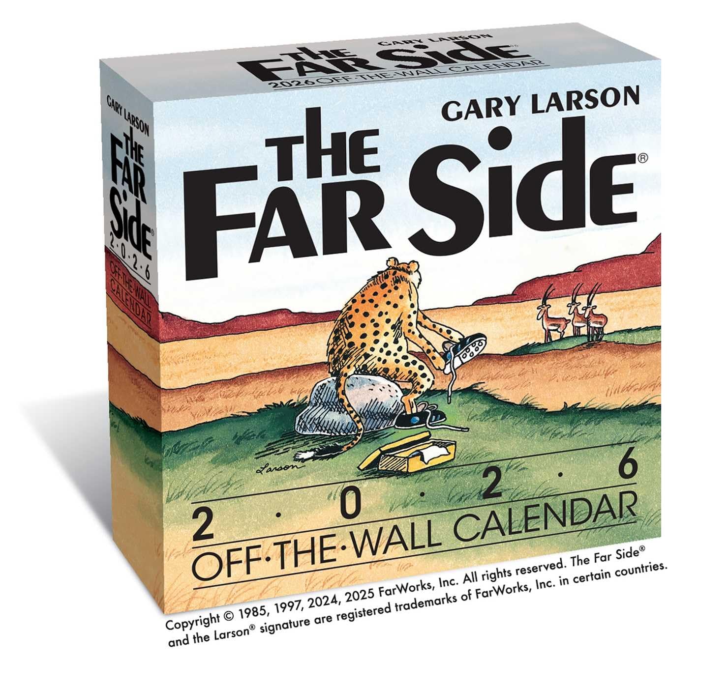 jaquette livre The Far Side® 2026 Off-The-Wall Day-to-Day Calendar