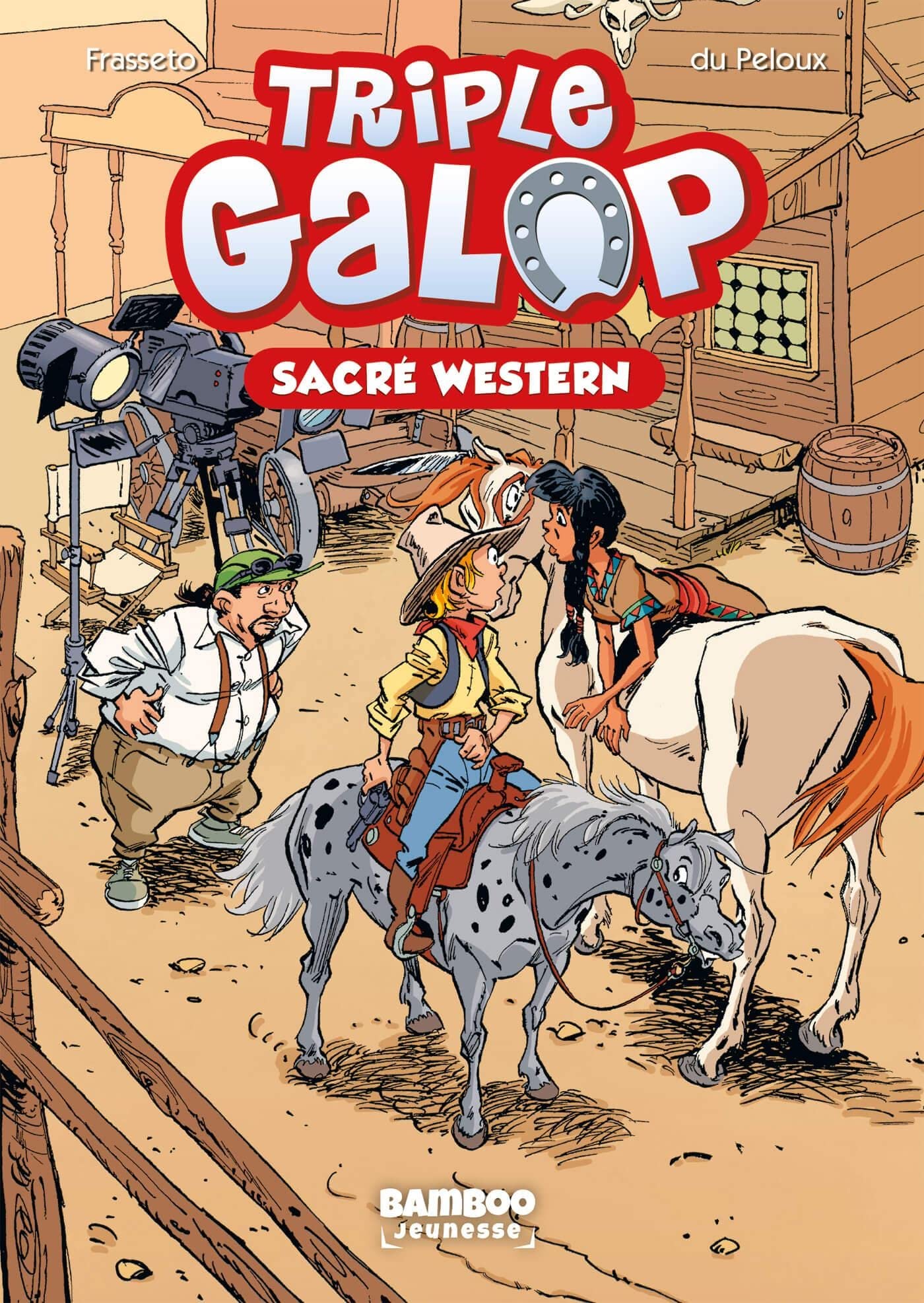 jaquette album Triple Galop - Poche - tome 04: Sacré western