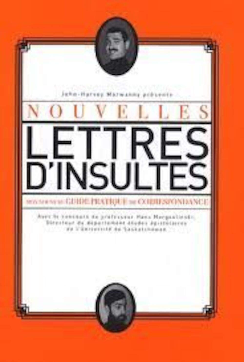 jaquette album Nouvelles lettres d'insultes: Mon nouveau guide pratique de correspondance