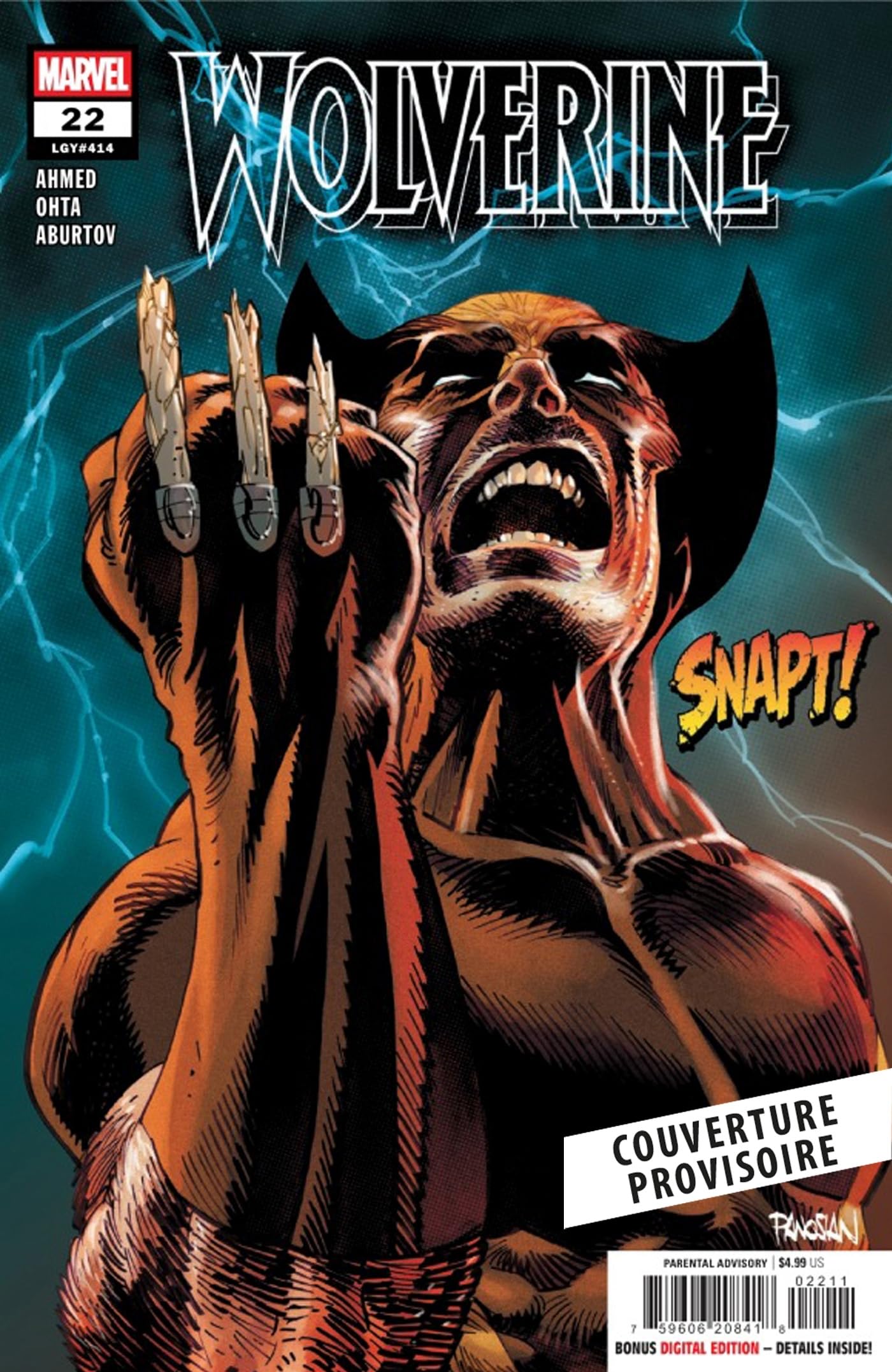 voir fiche du album X-Men - Shadows of Tomorrow N°12