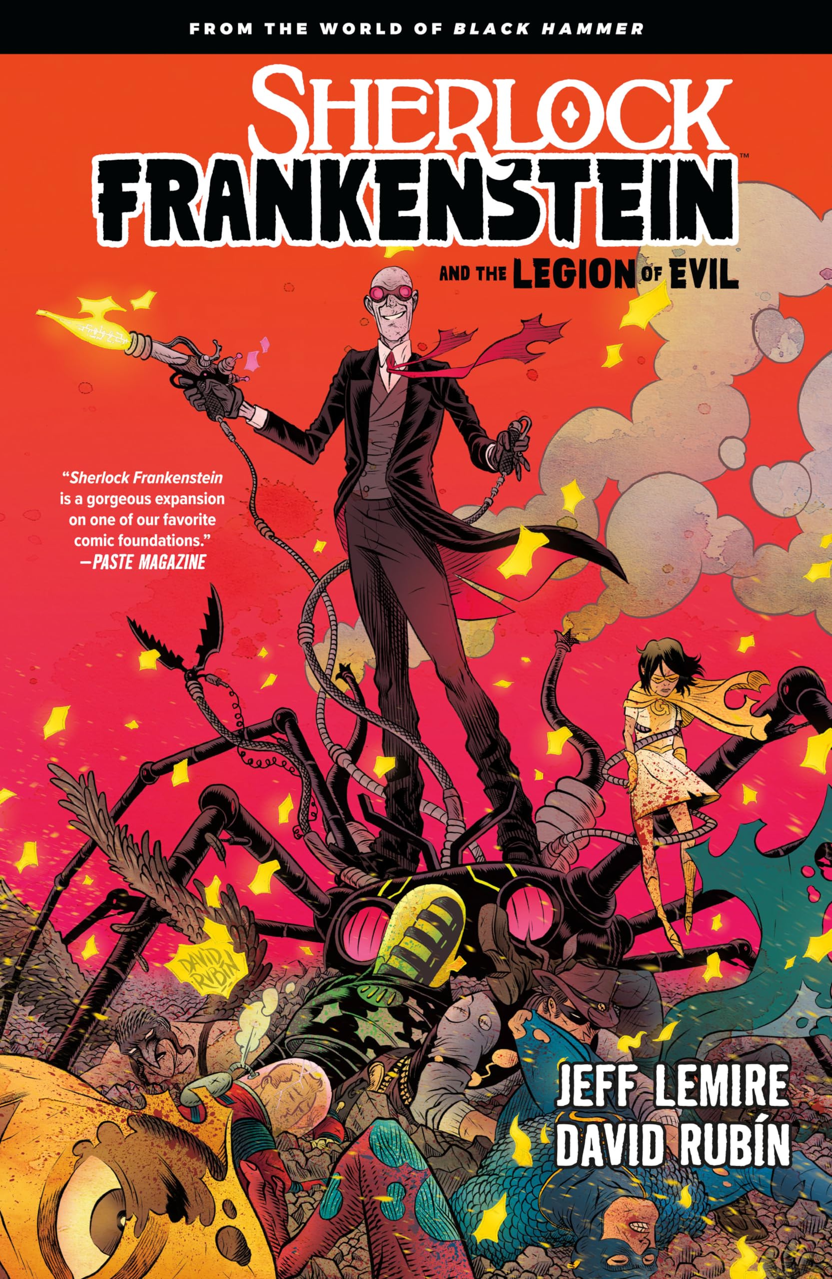jaquette album Sherlock Frankenstein & the Legion of Evil: From the World of Black Hammer