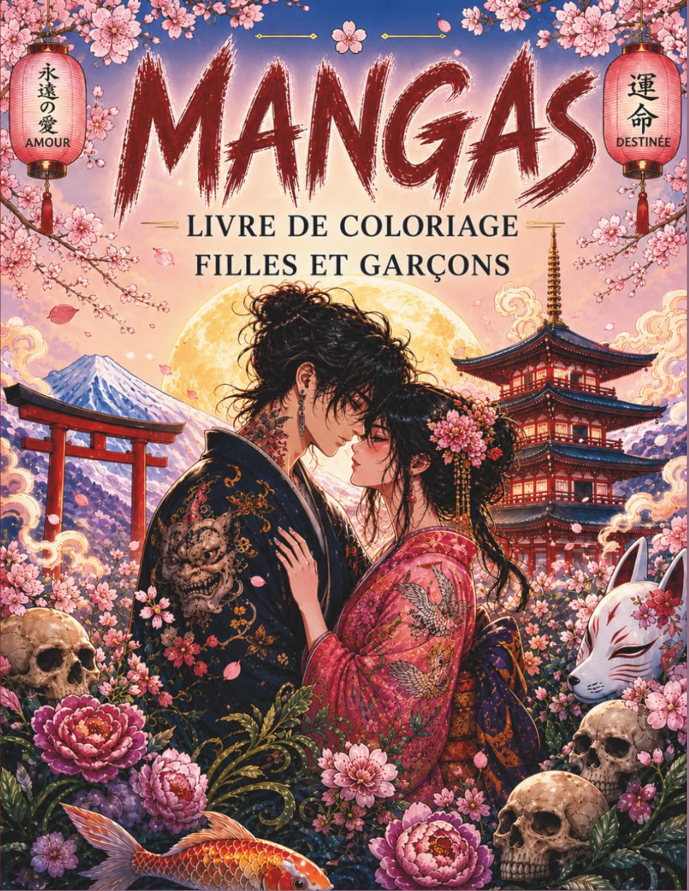 voir fiche du album Livre de Coloriage Manga Filles et Garçons: Une collection captivante de dessins japonais mettant en scène des ados en couple ou en solitaire | Mangas et d'anime pour les enfants et adolescents