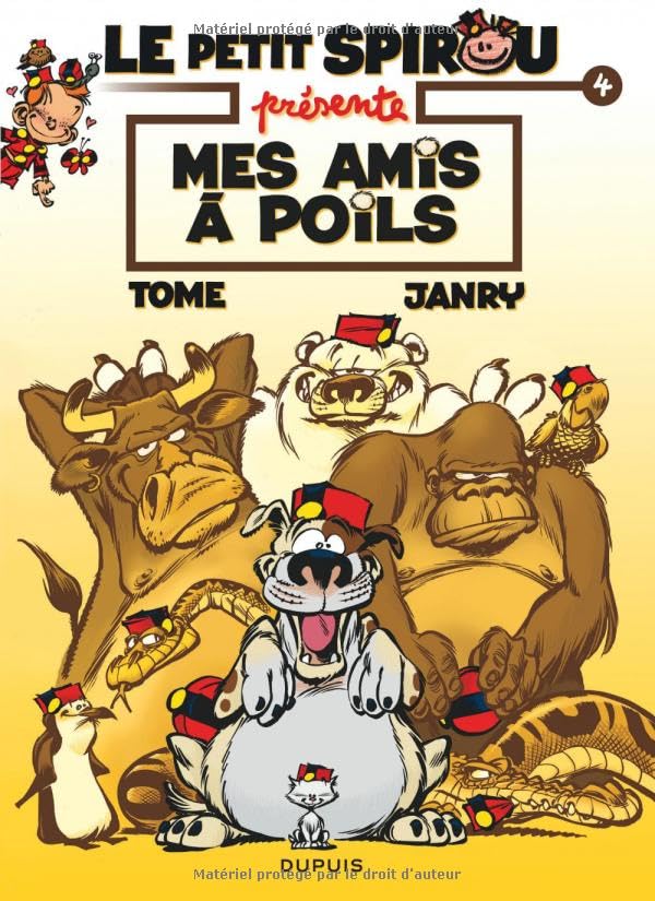 jaquette album Le Petit Spirou présente... - Tome 4 - Mes amis à poils