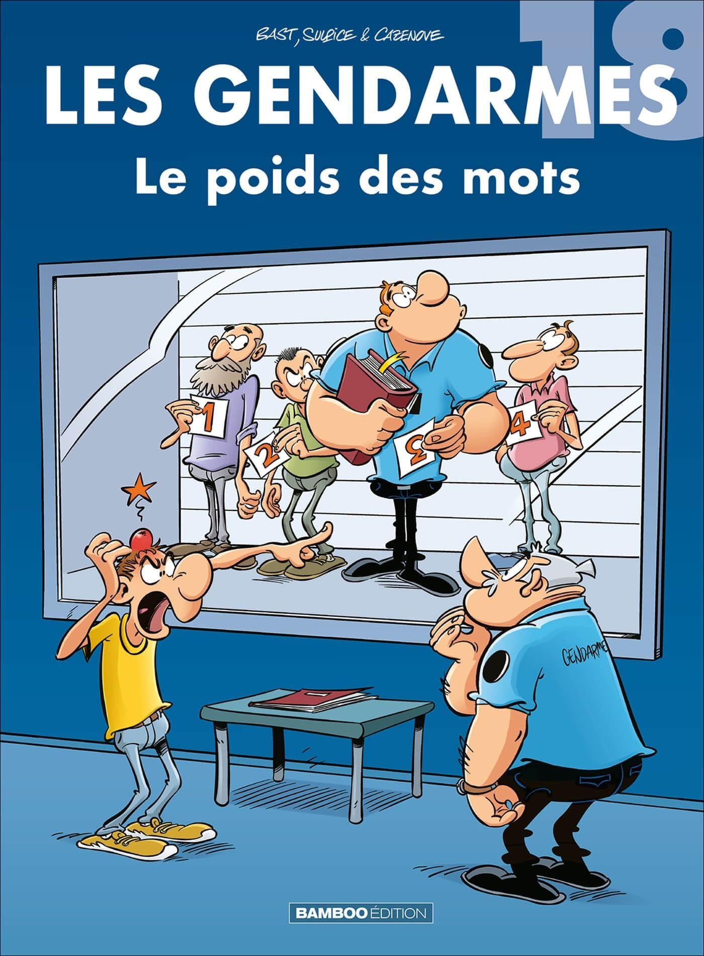 jaquette album Les Gendarmes - tome 18: Le poids des mots