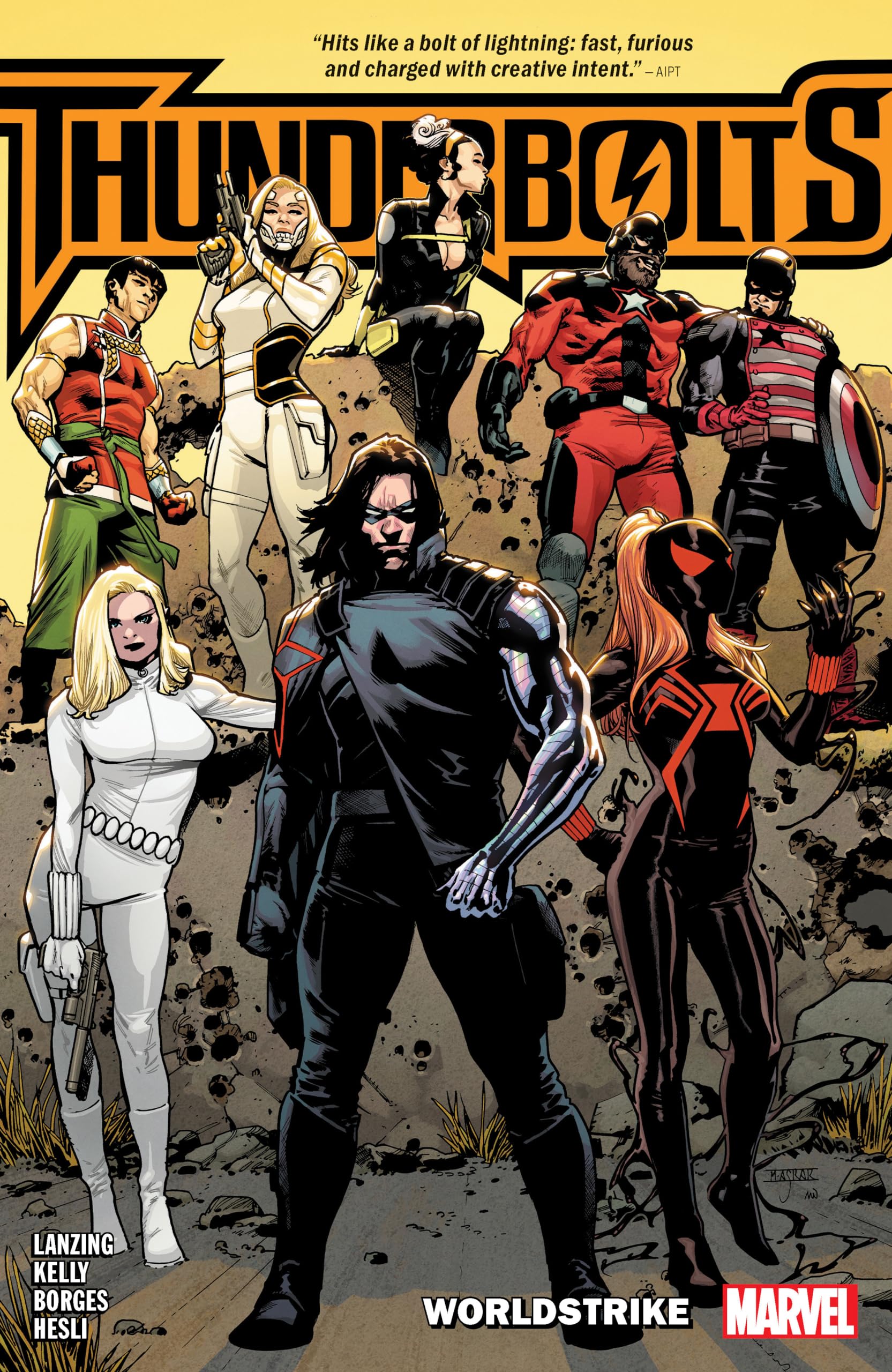 jaquette album THUNDERBOLTS: WORLDSTRIKE