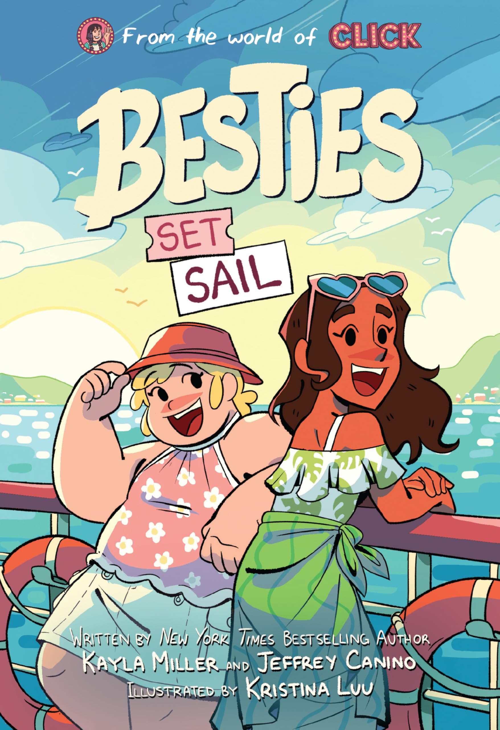 jaquette album Besties: Set Sail: A Graphic Novel from The World of Click – An NYT Bestselling Comic for Children and Preteens