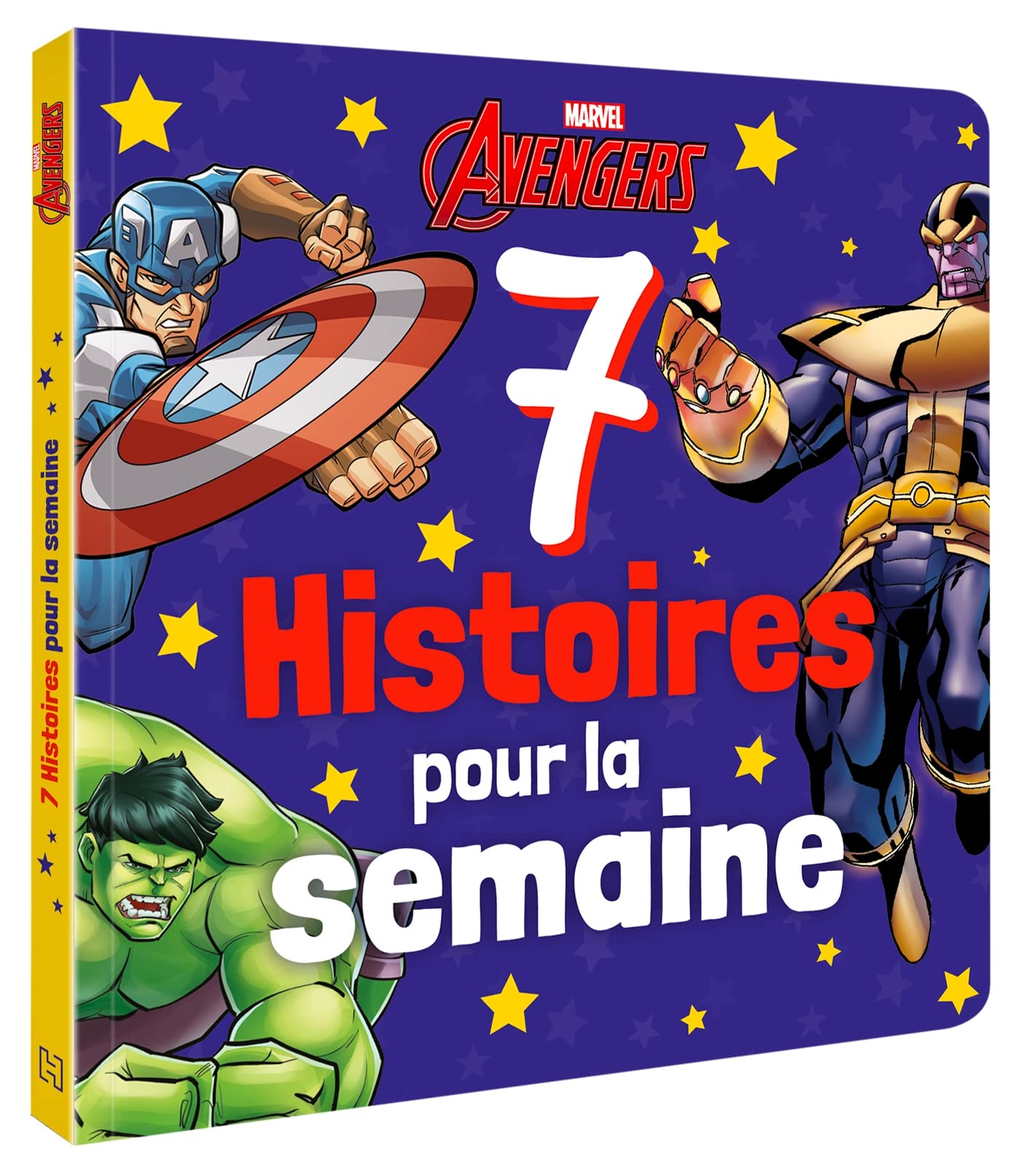 jaquette album AVENGERS - 7 Histoires pour la semaine - MARVEL