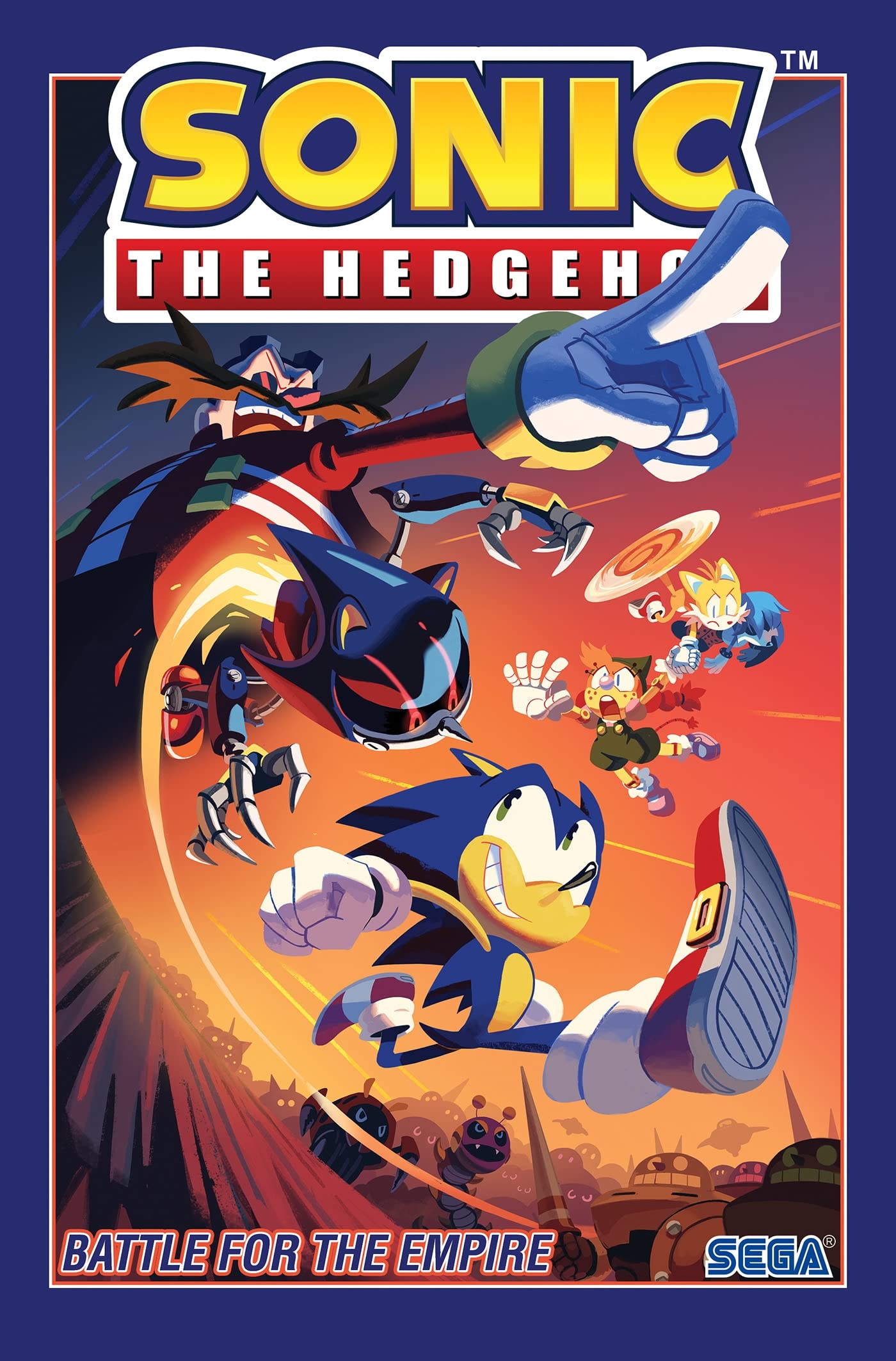 jaquette album Sonic The Hedgehog, Vol. 13: Battle for the Empire