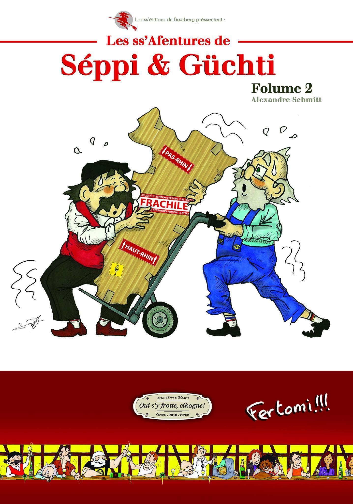 jaquette album Les ss'afentures de Seppi & Guchti: Folume 2