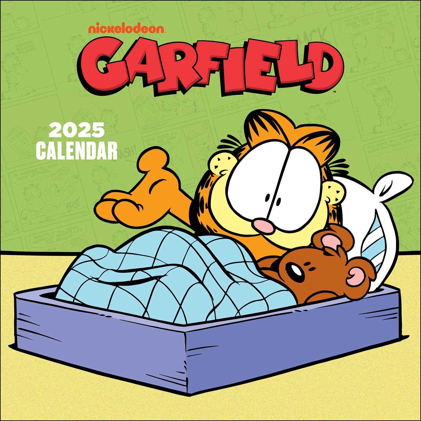 jaquette livre Garfield 2025 Wall Calendar