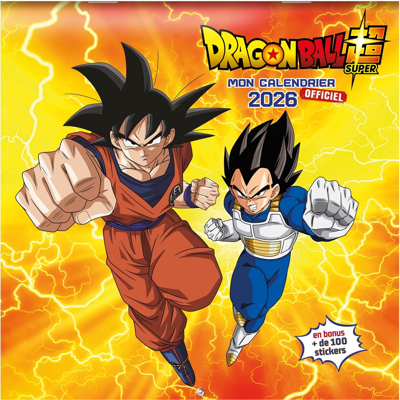 jaquette album Mon calendrier officiel - Dragon Ball Super 2026 (de sept. 2025 à déc. 2026)