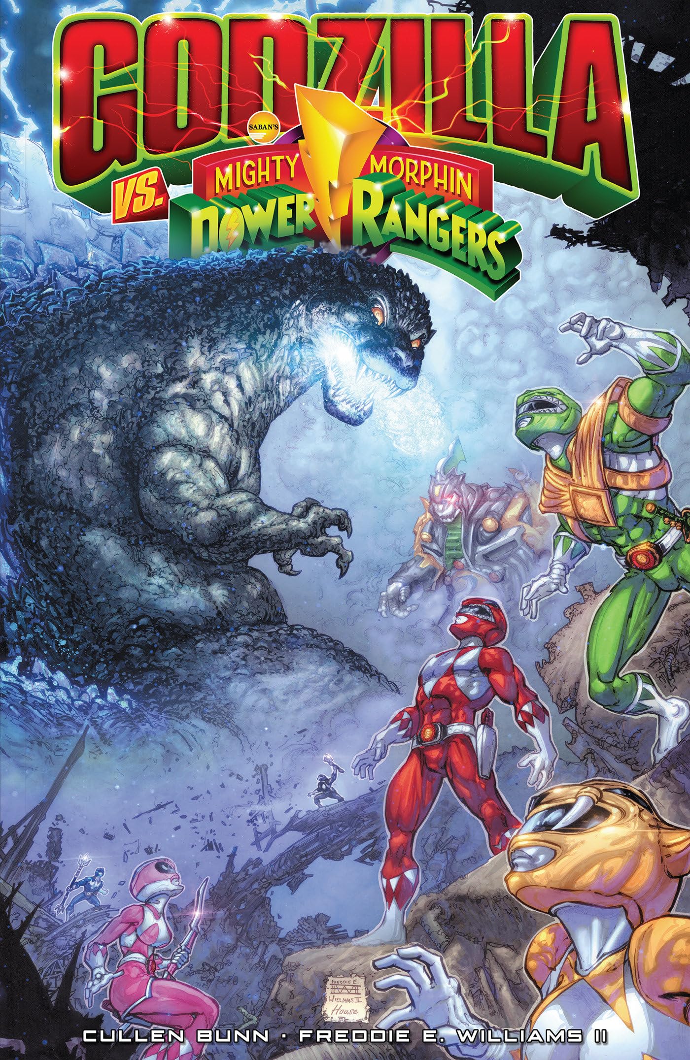 jaquette album Godzilla Vs. The Mighty Morphin Power Rangers