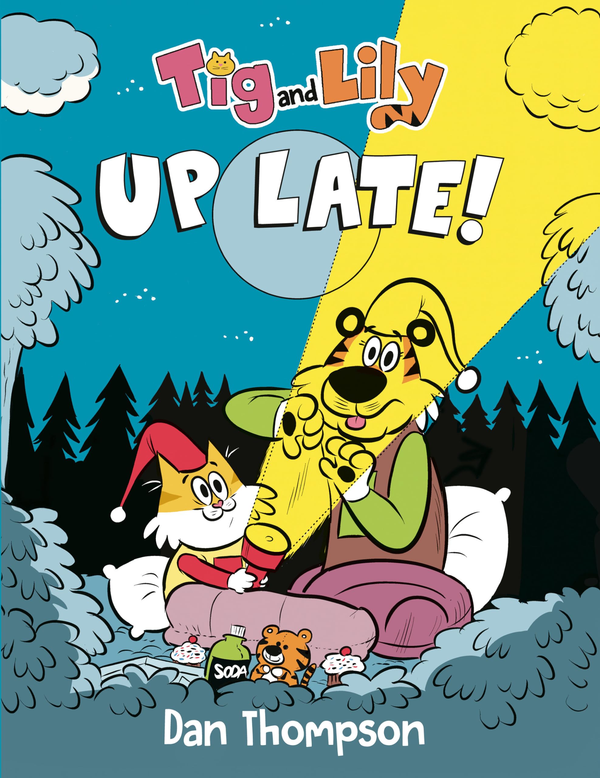 jaquette album Tig and Lily: Up Late!: (A Graphic Novel)