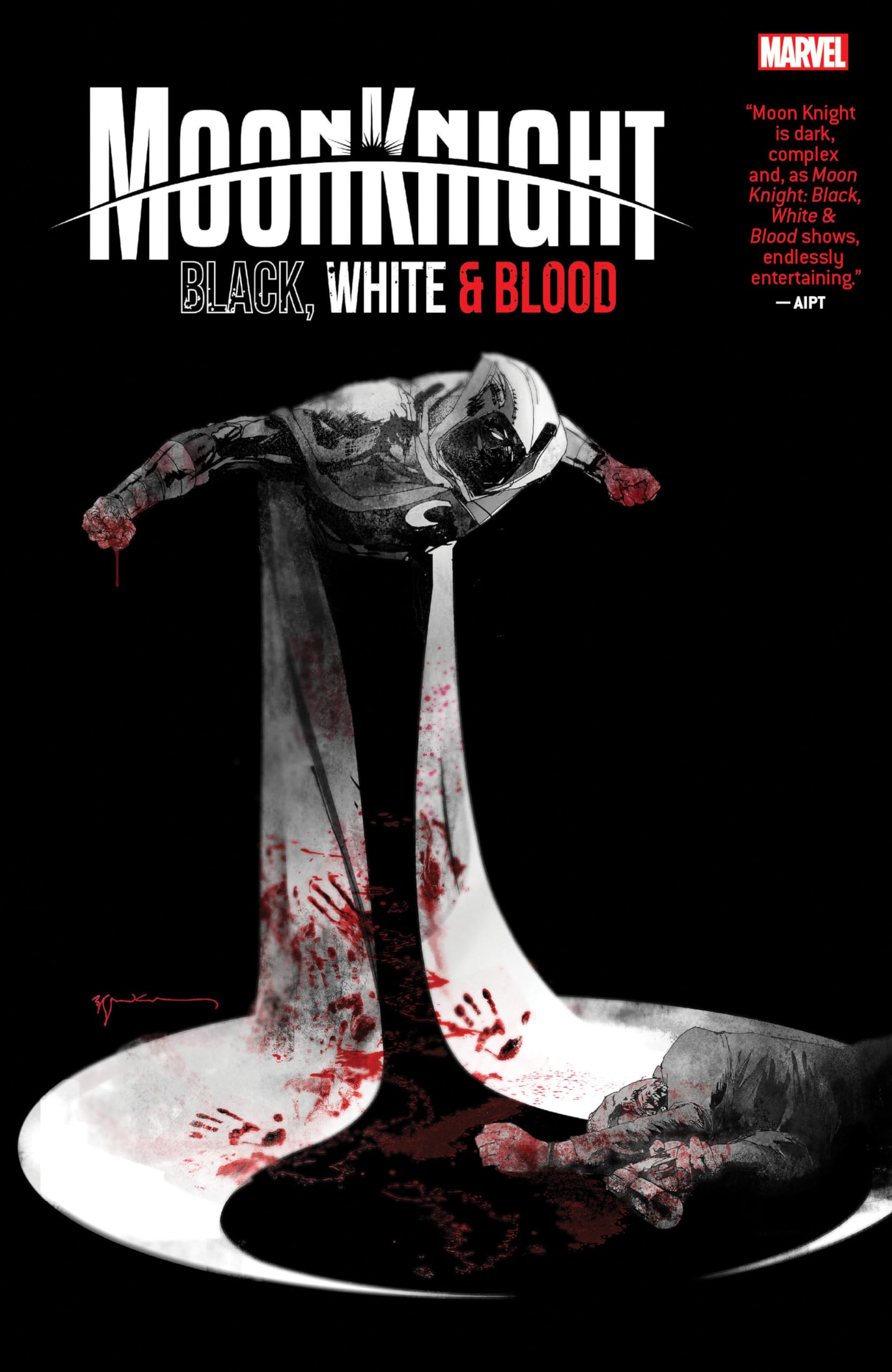 jaquette album MOON KNIGHT: BLACK, WHITE & BLOOD