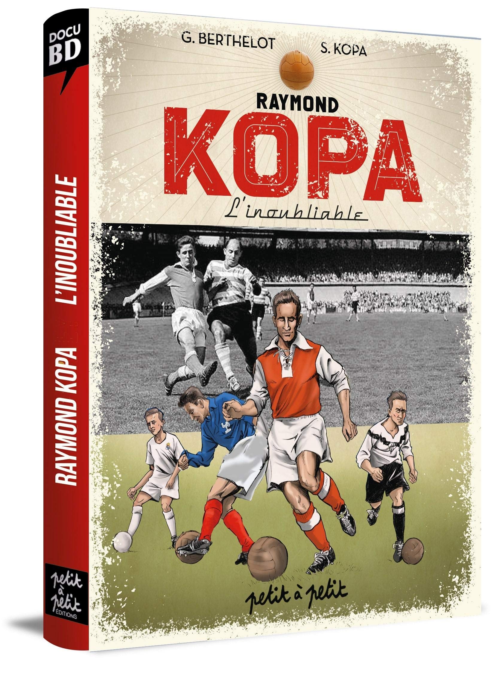 jaquette album RAYMOND KOPA EN BD VERSION STADE DE REIMS