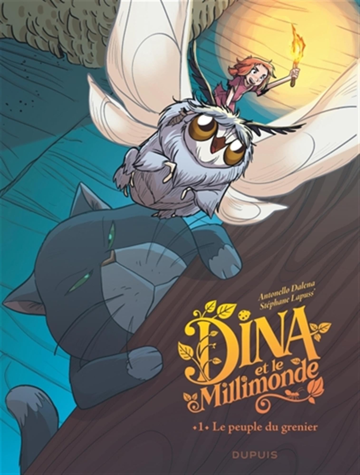 jaquette album Dina et le millimonde - Tome 1 - Le peuple du grenier