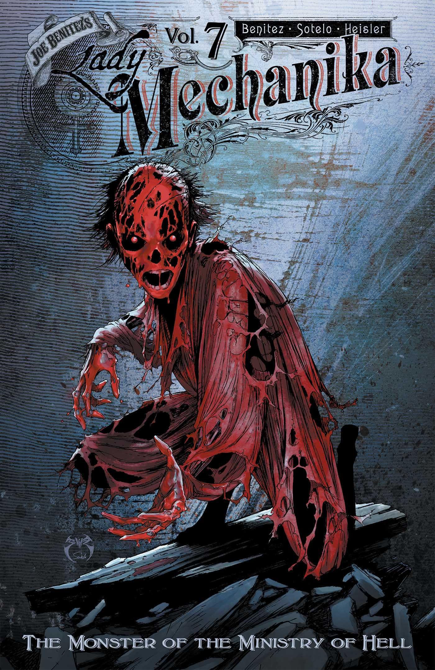 jaquette album Lady Mechanika, Volume 7: The Monster of the Ministry of Hell