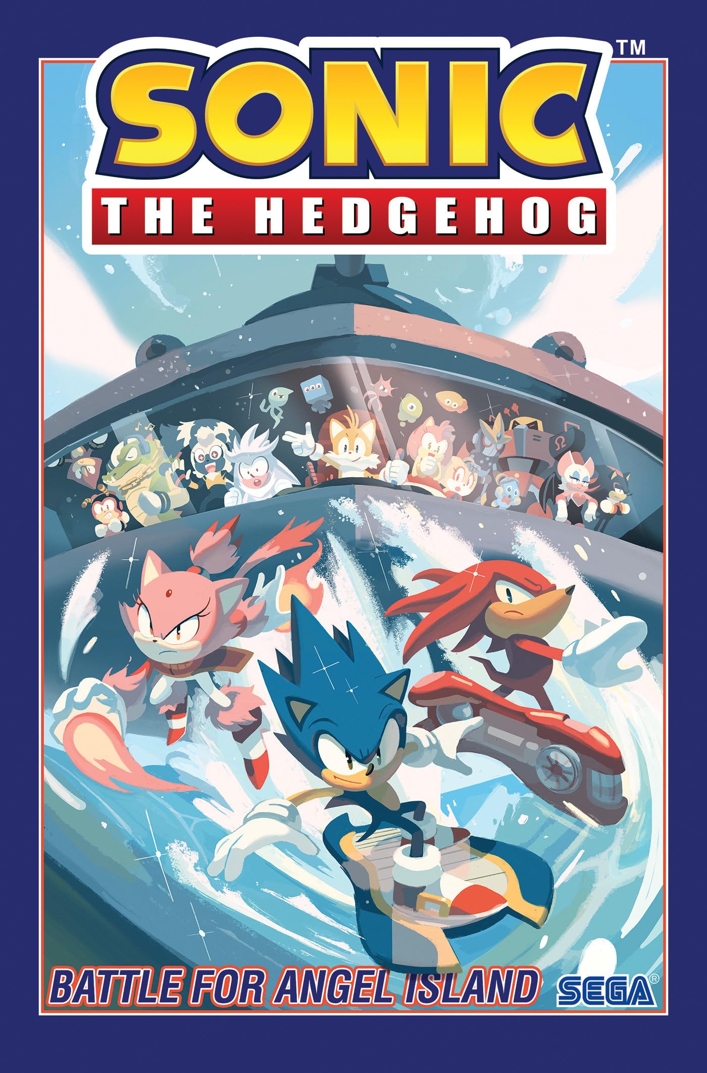 jaquette album Sonic the Hedgehog, Vol. 3: Battle For Angel Island