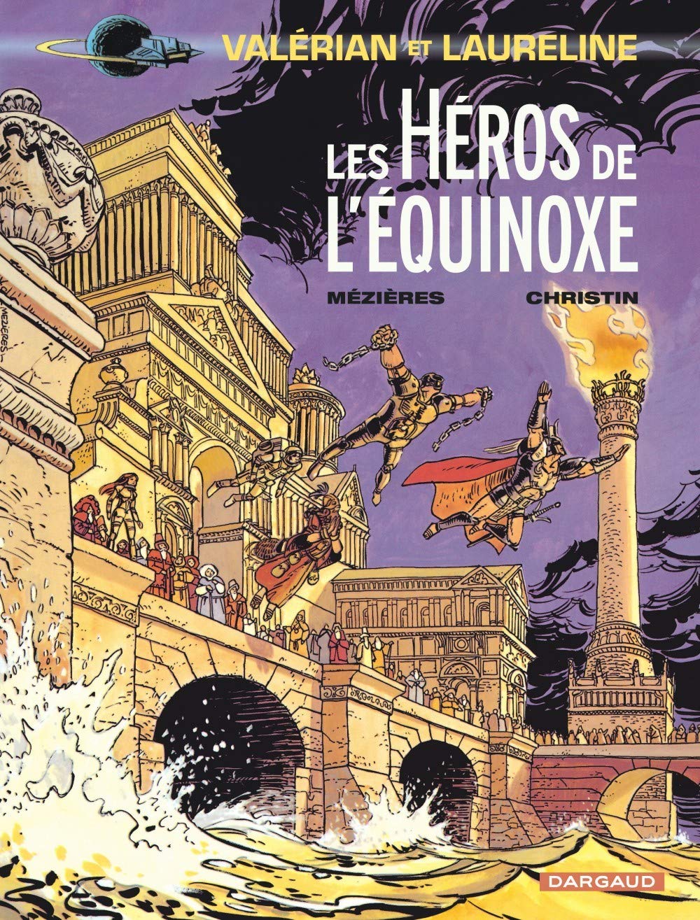 jaquette album Valérian, tome 8 : Les Héros de l'équinoxe,