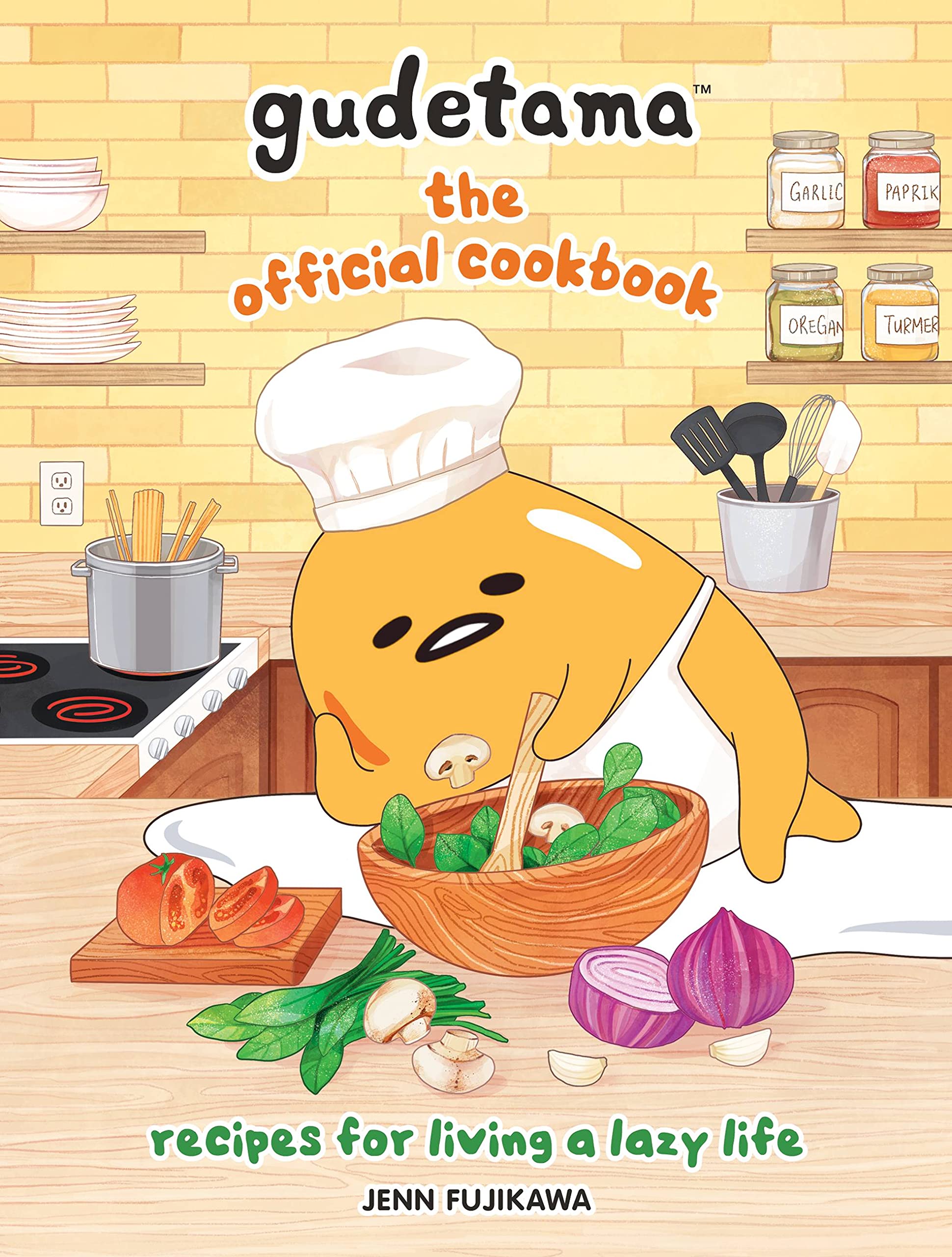 jaquette livre Gudetama: The Official Cookbook: Recipes for Living a Lazy Life