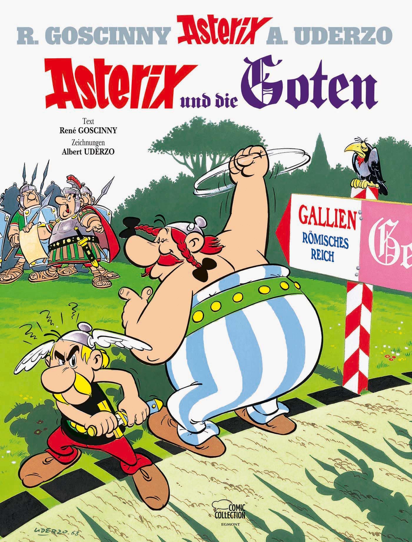 jaquette album Asterix in German: Asterix und die Goten