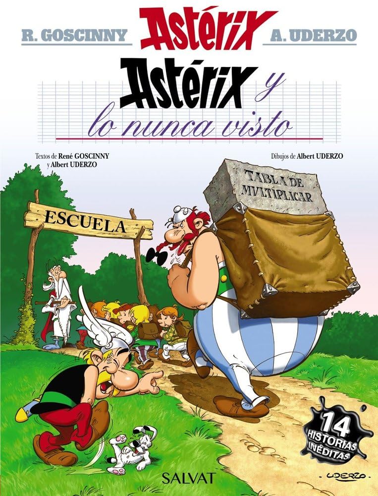 jaquette livre Asterix in Spanish: Asterix y lo nunca visto