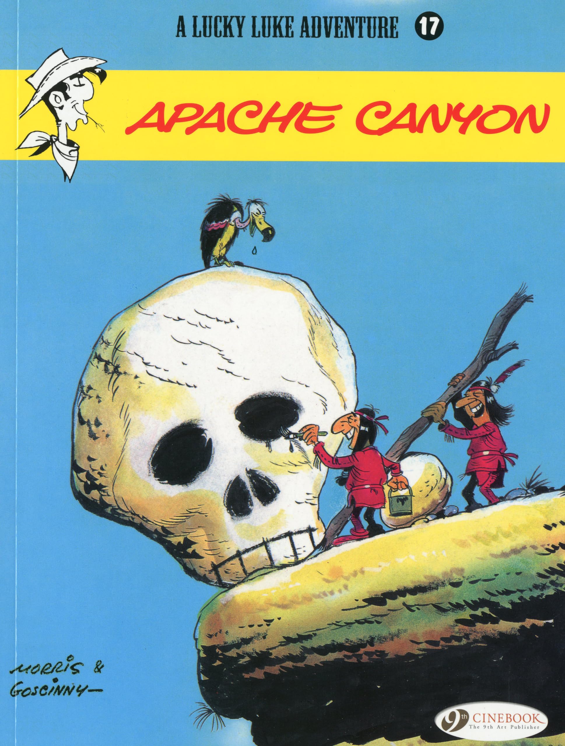 jaquette album Lucky Luke - tome 17 Apache Canyon (17)