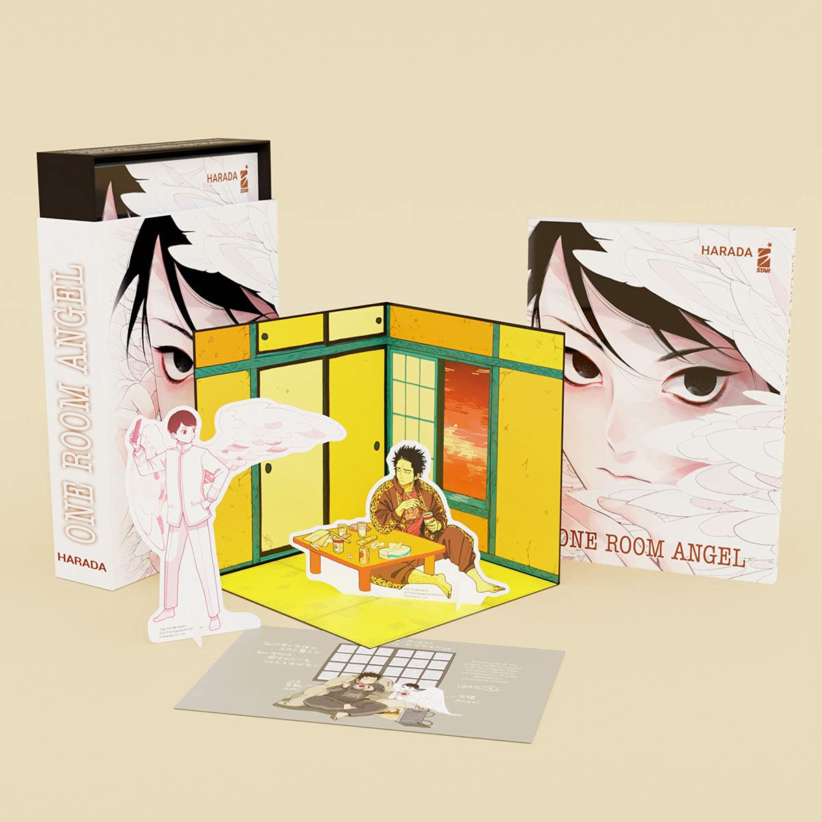 jaquette livre One room angel. Angelic edition. Con gadget